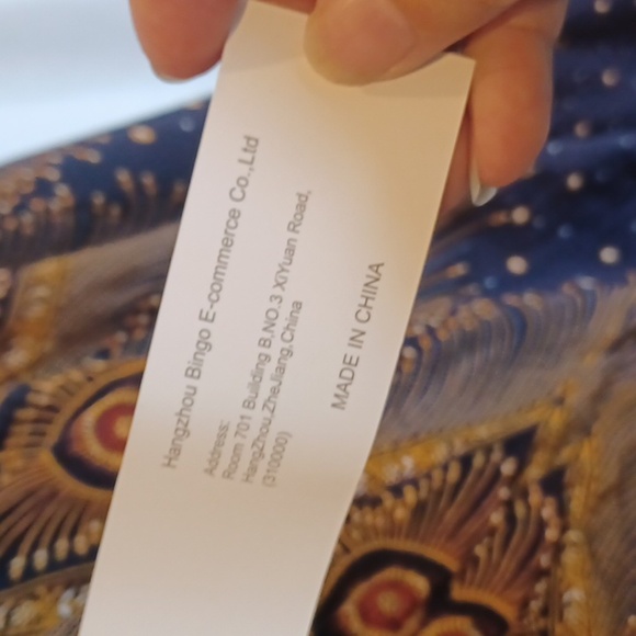 Urban CoCo Boho Feather Floral Harem Yoga Pants Sz XL NWT, 32.5" Wst, 33" Inseam - Picture 6 of 8